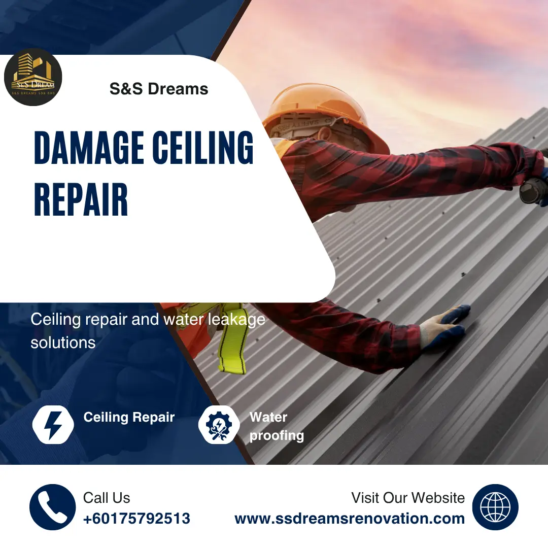 Ceiling repair and water leakage solutions